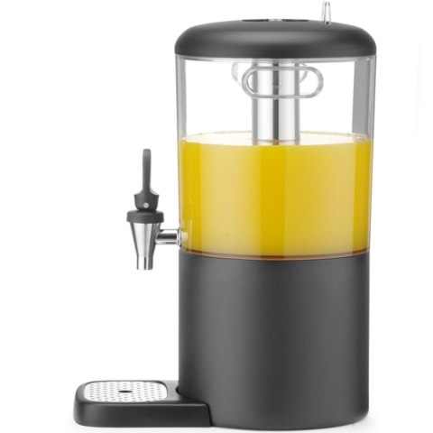Dyspenser dozownik chłodzący do soków napojów UNIQ 4 l - czarny Hendi