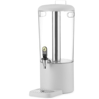 Dyspenser dozownik chłodzący do soków napojów UNIQ 8 l - biały Hendi