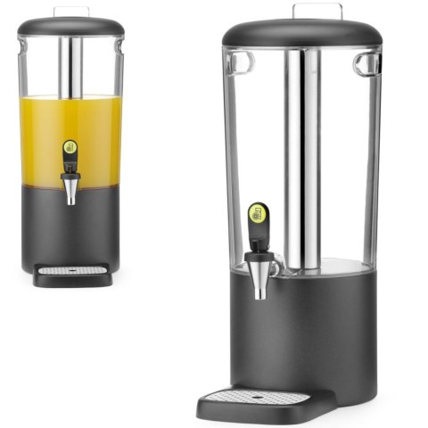 Dyspenser dozownik chłodzący do soków napojów UNIQ 8 l - czarny Hendi