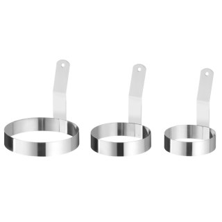 Forma obręcz pierścień z uchwytem do jajek sadzonych STAL śr. 103 mm Hendi