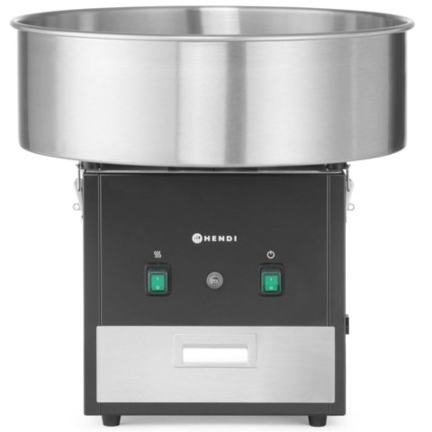 Maszyna urządzenie do waty cukrowej bez pokrywy 52 cm 1130 W - czarna Hendi
