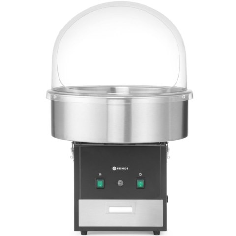 Maszyna urządzenie do waty cukrowej bez pokrywy 52 cm 1130 W - czarna Hendi