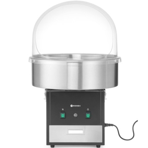 Maszyna urządzenie do waty cukrowej bez pokrywy 52 cm 1130 W - czarna Hendi
