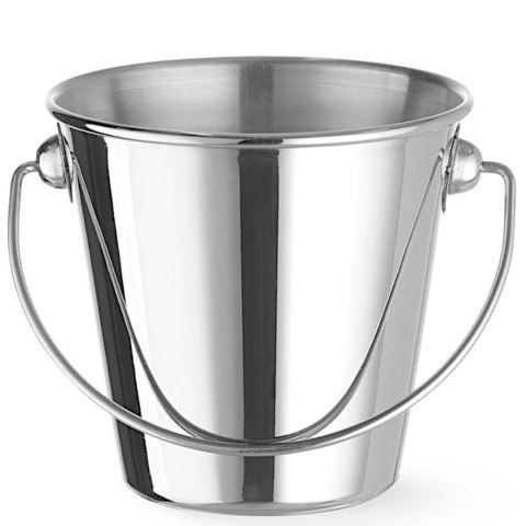 Mini wiaderko z uchwytem do serwowania przekąsek stalowe śr. 90x85 mm Hendi