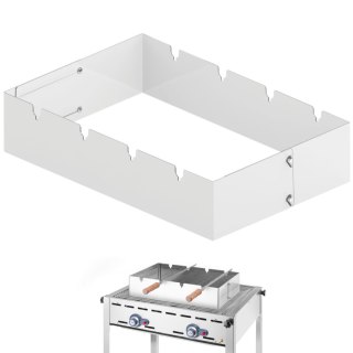 Nasadka na grilla do szaszłyków prostokątna Churrasco 530x350x117 mm Tramontina