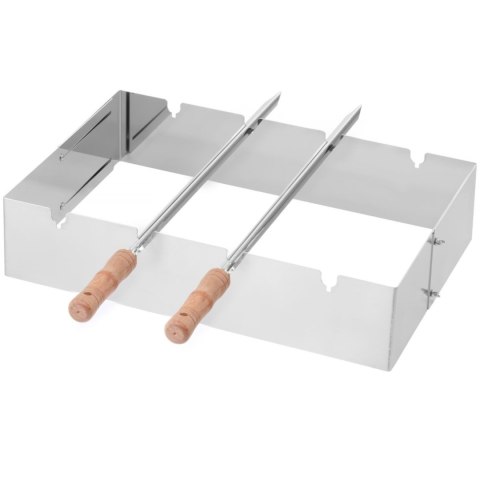 Nasadka na grilla do szaszłyków prostokątna Churrasco 530x350x117 mm Tramontina