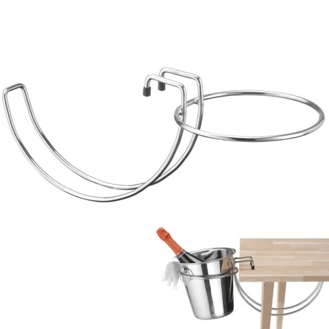 Stojak na wiadro do szampana mocowany do blatu STAL śr. 194x193 mm Bar Up