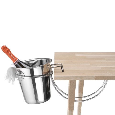 Stojak na wiadro do szampana mocowany do blatu STAL śr. 194x193 mm Bar Up