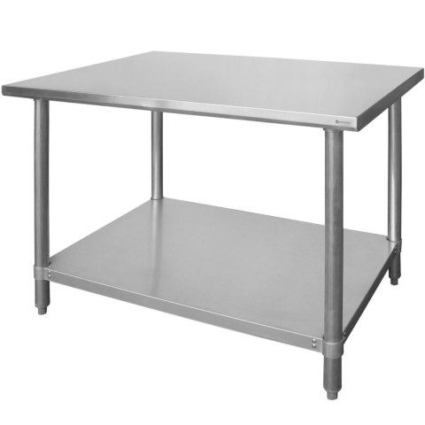 Stół centralny z półką skręcany Budget Line - 120x60x85 cm Hendi