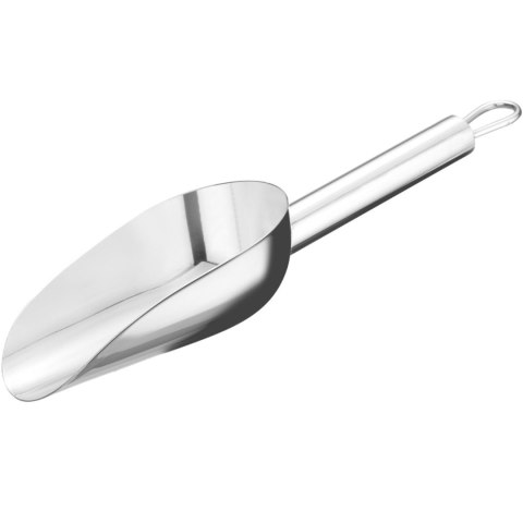 Szufelka barmańska do lodu stalowa z zawieszką 0.36 l Bar Up