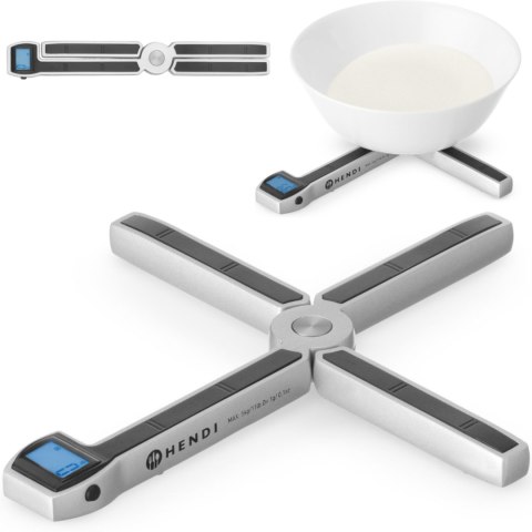 Waga kuchenna gastronomiczna składana do 5 kg LCD Hendi