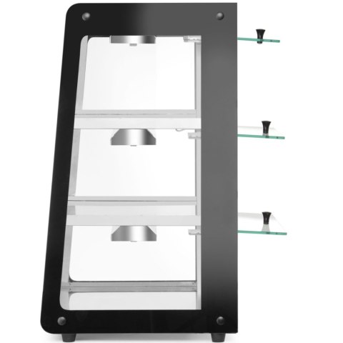 Witryna grzewcza nastawna ekspozycyjna 3 poziomy 50-70C 500 W Hendi