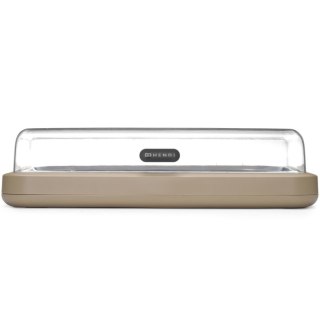 Witrynka ekspozycyjna z wkładem chłodzącym UNIQ GN 1/1 - beżowa Hendi