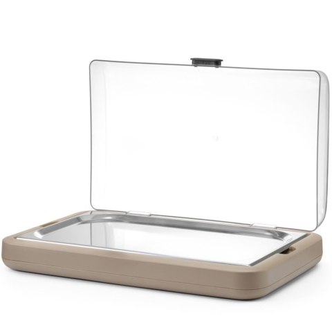 Witrynka ekspozycyjna z wkładem chłodzącym UNIQ GN 1/1 - beżowa Hendi