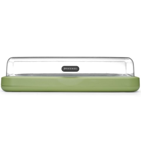 Witrynka ekspozycyjna z wkładem chłodzącym UNIQ GN 1/1 - zielona Hendi