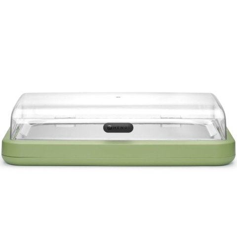 Witrynka ekspozycyjna z wkładem chłodzącym UNIQ GN 1/1 - zielona Hendi