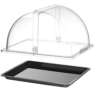 Witrynka taca ekspozycyjna bufetowa z pokrywą roll-top GN 1/2 Hendi