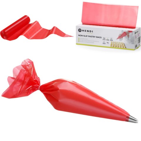 Worki foliowe cukiernicze do szprycowania ozdabiania 520 x 280 mm - rolka 70 szt. Hendi