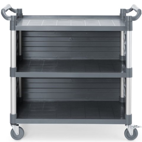 Wózek kelnerski serwisowy z bocznymi panelami do 150 kg 3-półki 842x486 mm Amer Box