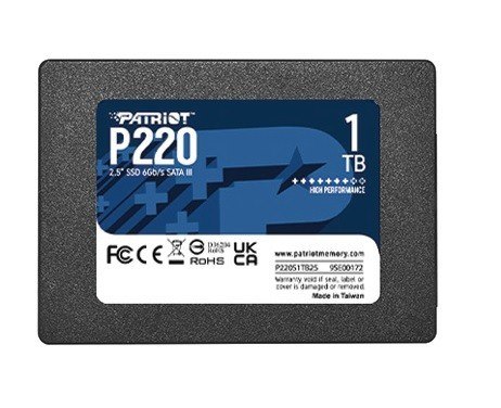 Dysk SSD 1TB P220 550/500MB/s SATA III 2.5 cala Patriot
