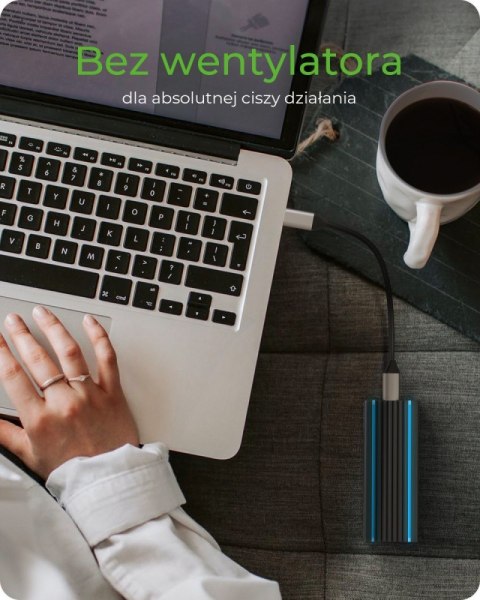 IB-1824ML-C31 Obudowa M.2 NVMe z oświetleniem RGB IcyBox