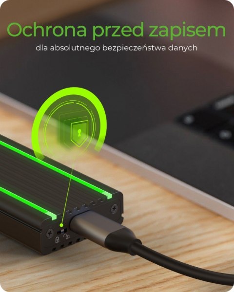IB-1824ML-C31 Obudowa M.2 NVMe z oświetleniem RGB IcyBox
