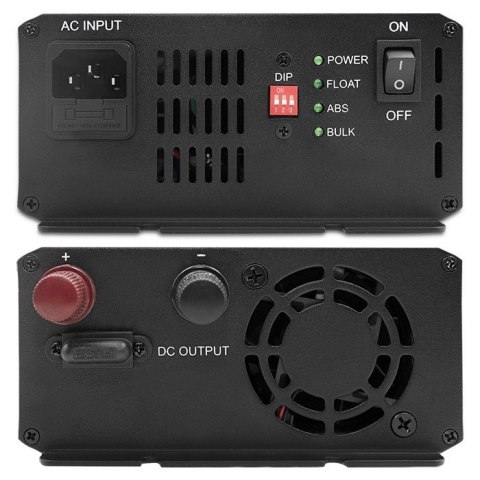 Inteligentna ładowarka Monolith do akumulatorów LiFePO4 AGM GEL SLA | 20A | 12V Qoltec