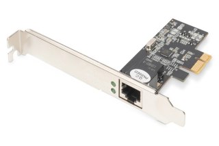 Karta sieciowa przewodowa PCI Express 1x RJ45 2.5 Gigabit Ethernet 10/100/1000/2500Mbps Digitus