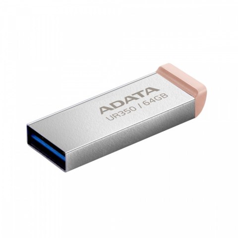Pendrive UR350 64GB USB3.2 Gen2 Metal brązowy Adata