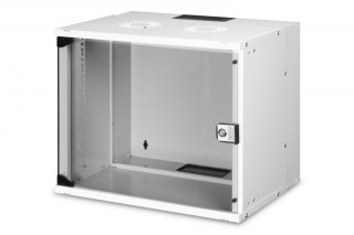Szafa sieciowa wisząca 19" 9U, SOHO PRO 460 x 540 x 400 mm, nośność 60kg, drzwi szyba, niezłożona, Szara Digitus