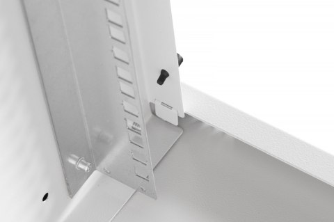 Szafa sieciowa wisząca 19" 9U, SOHO PRO 460 x 540 x 400 mm, nośność 60kg, drzwi szyba, niezłożona, Szara Digitus