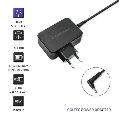 Zasilacz do Lenovo 65W | 20V | 3.25A | 4.0*1.7 Qoltec
