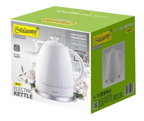 Ceramiczny czajnik elektryczny 1,5l 1500W MR-073 Feel-Maestro