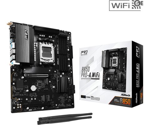 Płyta główna B850 PRO-A WIFI AM5 4DDR5 ATX ASRock