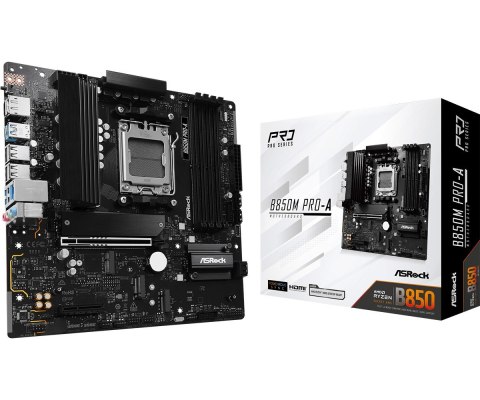Płyta główna B850M PRO-A AM5 4DDR5 M.2 HDMI/DP mATX ASRock