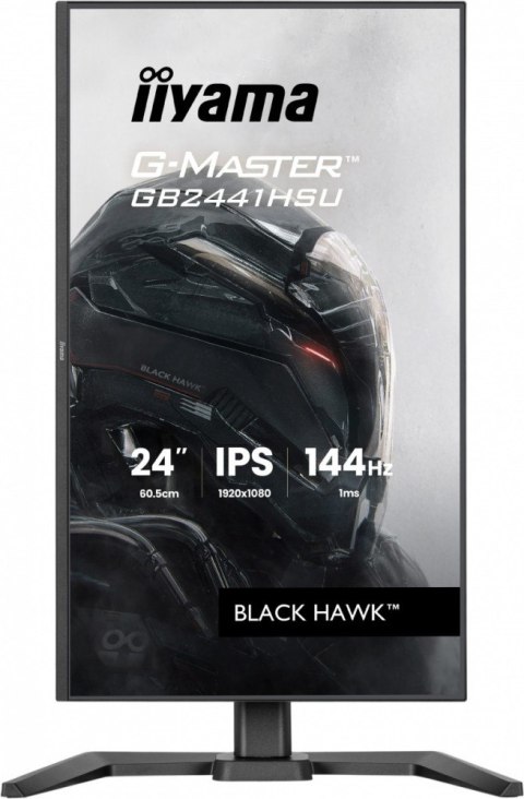Monitor 23.8 cala GB2441HSU-B1 IPS,FHD,144Hz,1ms,2xUSB,350cd,HDMI,DP,HAS (150) PIVOT IIYAMA