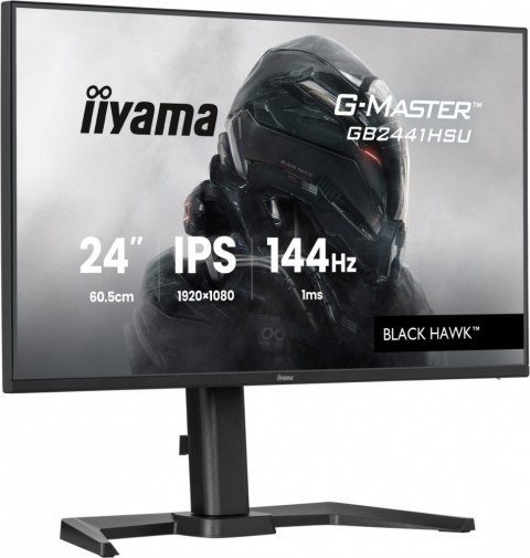 Monitor 23.8 cala GB2441HSU-B1 IPS,FHD,144Hz,1ms,2xUSB,350cd,HDMI,DP,HAS (150) PIVOT IIYAMA