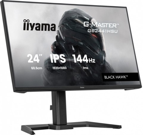 Monitor 23.8 cala GB2441HSU-B1 IPS,FHD,144Hz,1ms,2xUSB,350cd,HDMI,DP,HAS (150) PIVOT IIYAMA
