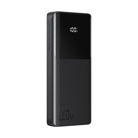 Powerbank 10000mAh z wbudowanymi kablami USB-C iPhone Lightning - czarny JOYROOM