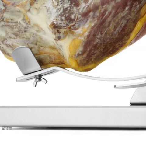 Stojak uchwyt do szynki dojrzewającej jamon serrano stalowy 595 x 215 x 300 mm Hendi