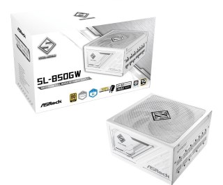 Zasilacz SL-850GW 850W 80PLUS GOLD FULL modularny ASRock