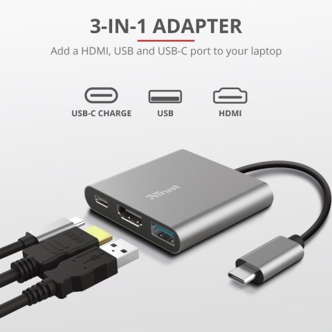 DALYX adapter USB C 3w1 Trust