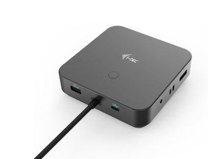 Stacja dokująca USB-C HDMI Dual DP Docking Station Power Delivery 100 W I-tec