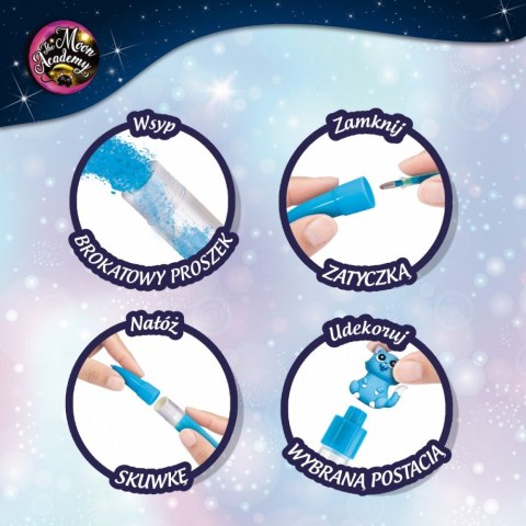 Zestaw kreatywny Moon Academy Księżycowe długopisy i pamiętnik Lisciani