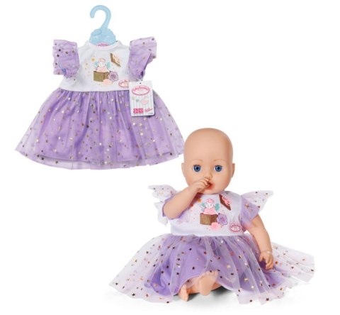Baby Born Fioletowa sukienka tutu dla lalki 43 cm Zapf