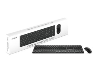 Klawiatura + mysz Forge K210 Combo US MSI