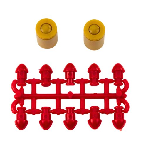 Mini Pistolet Broń Na Naboje I Łuski Czarno-Brązowy 13,5 cm LEAN TOYS