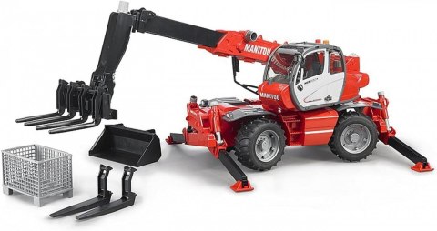 Pojazd Manitou teleskopowy MRT 2150 z akcesoriami BRUDER