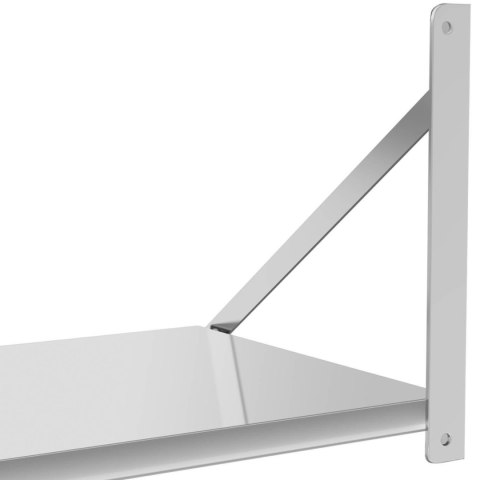 Półka ścienna gastronomiczna składana ze stali nierdzewnej do 40 kg 60 x 45 cm Royal Catering