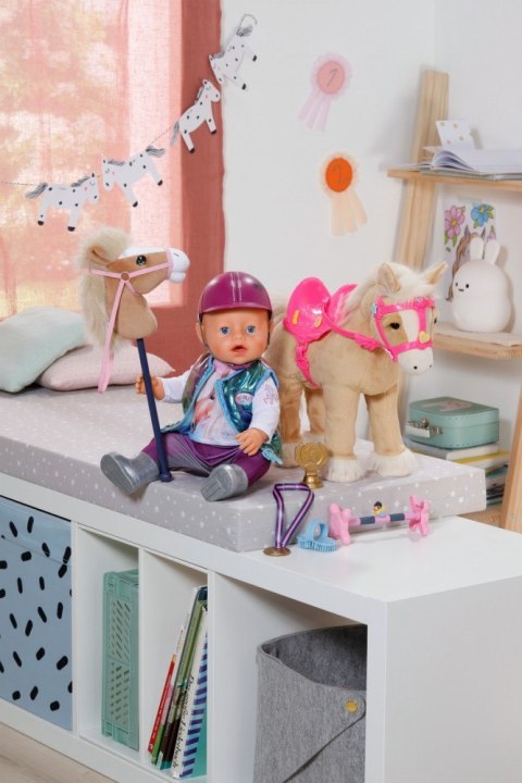Zestaw Hobby Horse dla lalki Baby Born 43 i 36 cm Zapf
